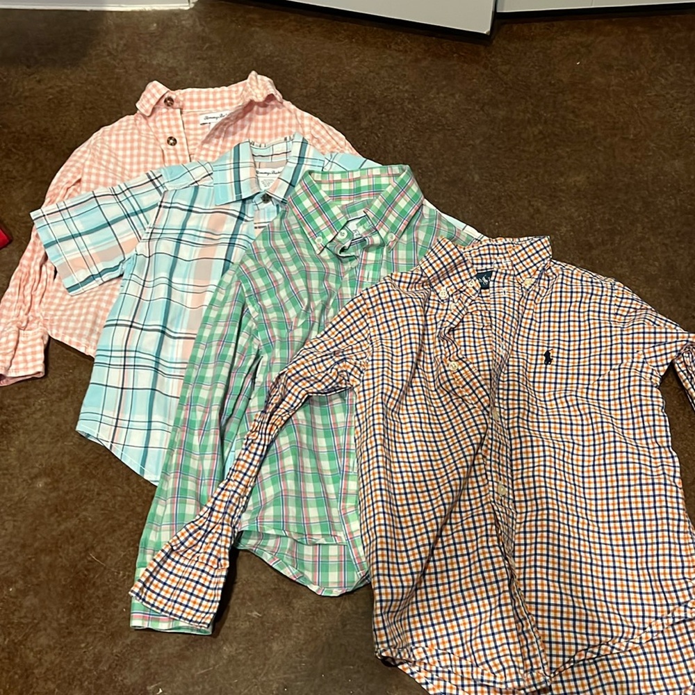 3T button down shirts